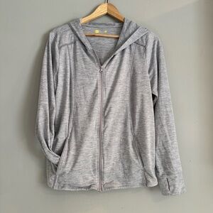 Xersion Light Gray lightweight soft hoodie